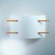Unique Wall Sconces - Folio Wall Sconce Beech Wood by Justice Design