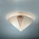Contemporary Wall Sconces - Large Iris Semi-Flush Beech  Wood by Justice Design