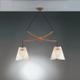 Pendants - Iris Twin Pendant Beech Wood by Justice Design