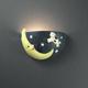 Wall Sconces-Cow Over Moon Wall Sconce by Justice Design