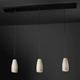 Pendants - 3-Light Pendant Bar w/ Tapered Cylinder Shades by Justice Design