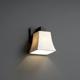 Decorative Wall Sconces - 1-Downlight Bracket w/ Square Flared Shade by Justice Design