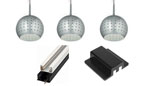 Round Ignito Drop Track Light Kit (4ft)