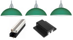 Dome Drop Track Light Kit (4ft)