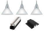 MiniCone Drop Track Light Kit (4ft)