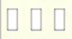 Lutron - Claro Three-Gang Wallplate - CW-3