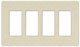 Lutron - Diva Satin Colors - Four Gang Switch plate - SC4