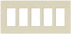 Lutron - Diva Satin Colors - Five Gang Cover plate - SC5