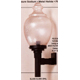 Polycarbonate Textured Globe Outdoor Wall Bracket Light 2251