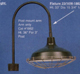 Post Mount Light 23/16W-1862