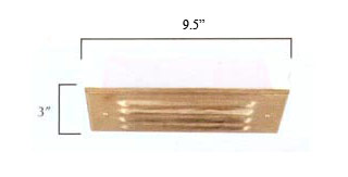 Focus Landscape Lighting - Step Light Aluminum Lens Plate.