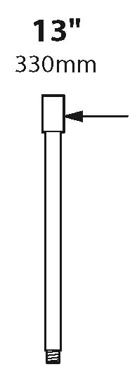 Focus Industries - 13 inch Color Extension Wand & Coupler.