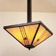 Utopian 16" inverted chandelier