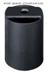 Replacement Wind Guards for New Orleans Gas Lanterns