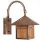 Focus Industries - Low Voltage Wall Mount Mini Lantern Brass Lights