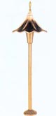 Focus Landscape Lighting - Brass Oriental Hat Area Light 