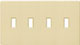 Fassada Fashion 4-Gang Wallplate FW-4