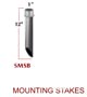 Short Mounting Stake with Brass Cap  -  TEC SMSB